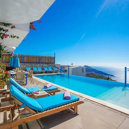 Seaview With Jacuzzi For 8 People In Antalya, Kas - Awz 128 * Καλκάν