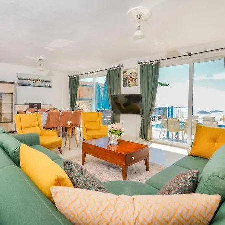 Seaview With Jacuzzi For 8 People In Antalya, Kas - Awz 128 Βίλα *