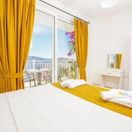 Seaview With Jacuzzi For 8 People In Antalya, Kas - Awz 128 Καλκάν