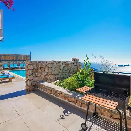 Seaview With Jacuzzi For 8 People In Antalya, Kas - Awz 128 Βίλα Καλκάν
