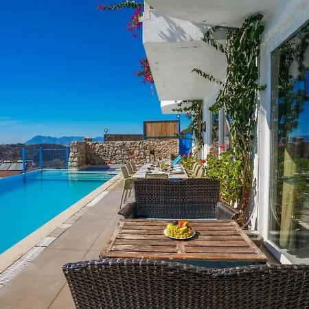 Βίλα Seaview With Jacuzzi For 8 People In Antalya, Kas - Awz 128 Καλκάν