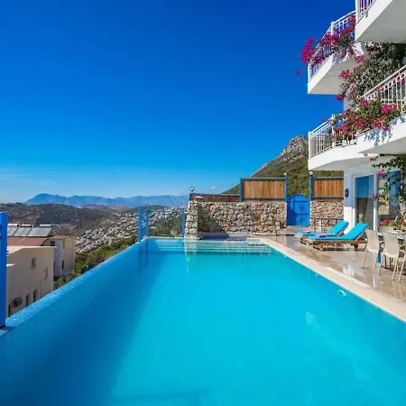 Seaview With Jacuzzi For 8 People In Antalya, Kas - Awz 128 Villa *