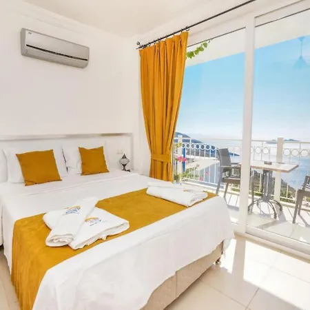 Seaview With Jacuzzi For 8 People In Antalya, Kas - Awz 128